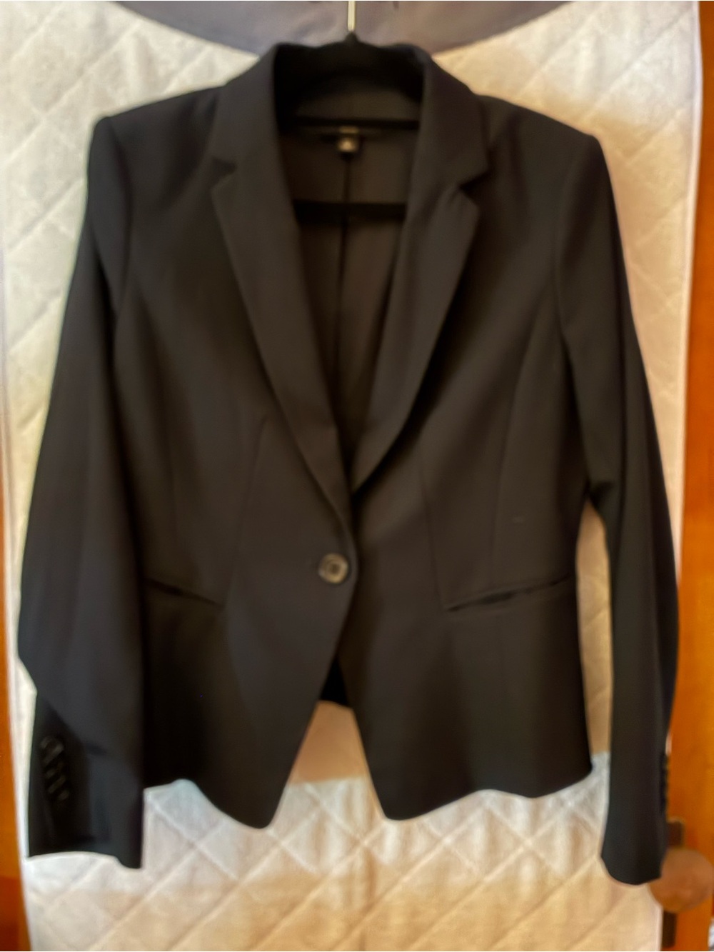 Ann Taylor Navy Single-Button Women's Blazer